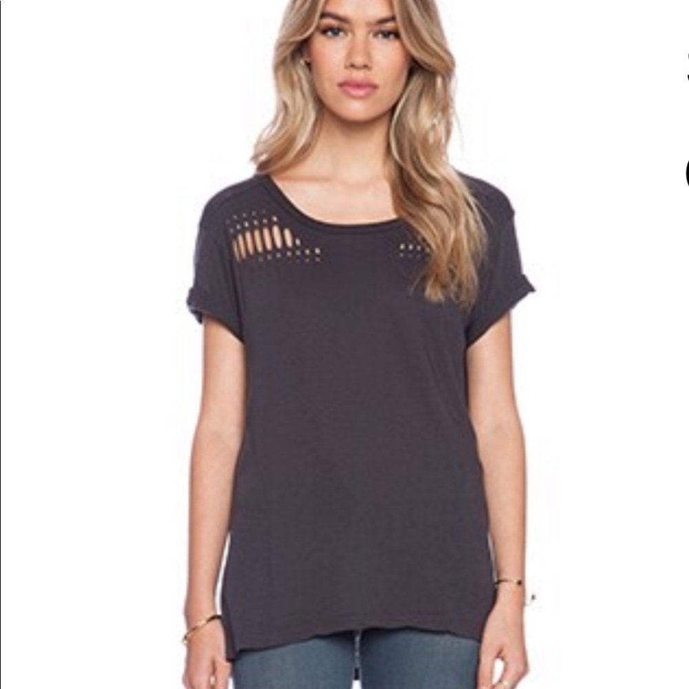 Sundry Loose Distressed Tee